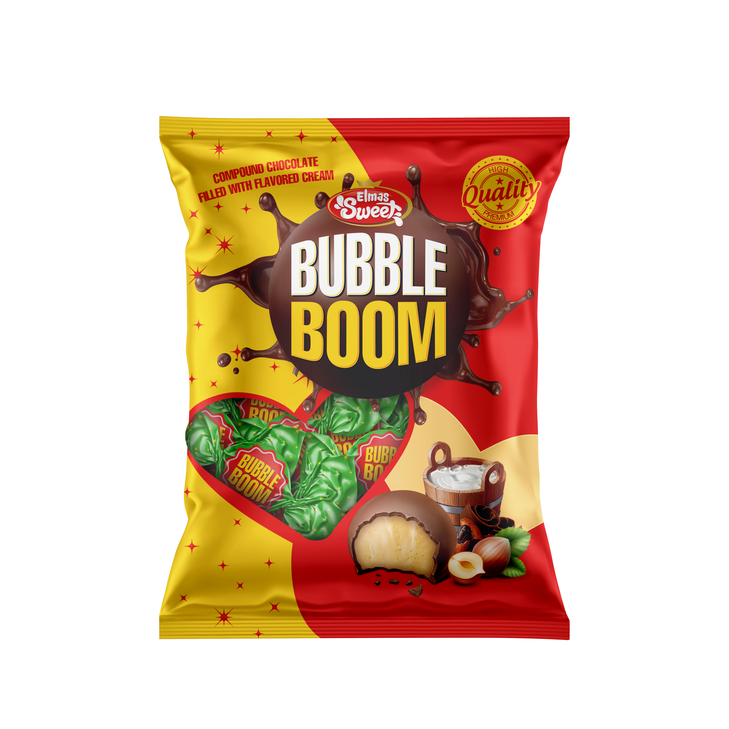 ELMAS SWEET BUBBLE BOOM 1KG POSET 3D MOCKUP_yesil